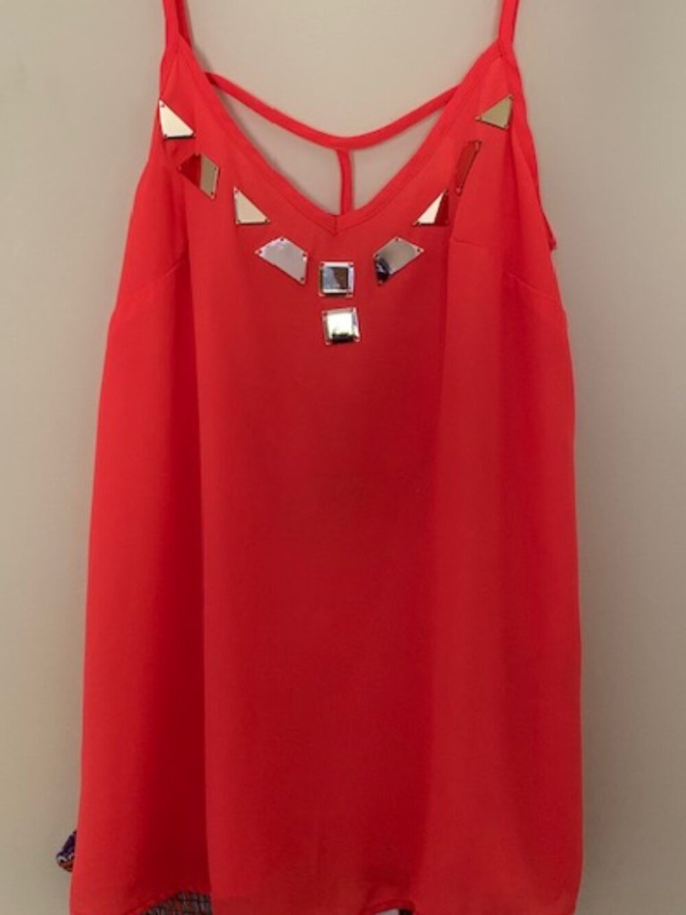 Cecico Sexy Orange Top brand new size small